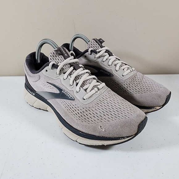 Brooks Other - Brooks Trace 1 Athletic Road Running Shoes Men's Size 8 Gray White 1103641D097